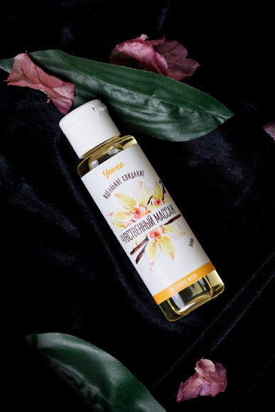 Масло для массажа «Чувственный массаж» с ароматом ванили - 50 мл. Масло для массажа «Чувственный массаж» с ароматом ванили - 50 мл.