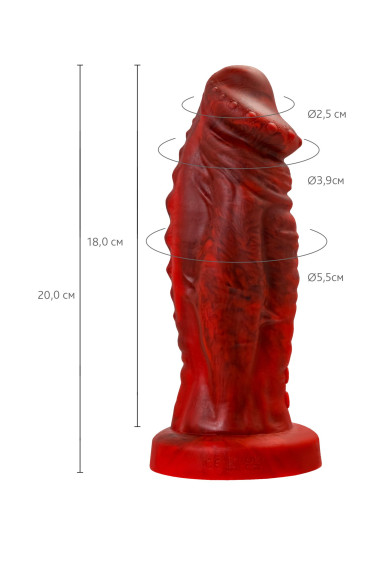 Силиконовый вибратор Monster Saur - 20 см. Силиконовый вибратор Monster Saur - 20 см.