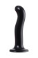 Черный стимулятор для пар P&G-Spot Dildo Size L - 19 см.