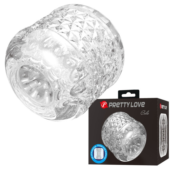 Прозрачный сквозной мастурбатор Cole