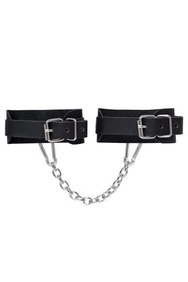 Черные мини-оковы со скруглёнными углами