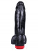 Черный вибратор-реалистик №4 - 17 см.