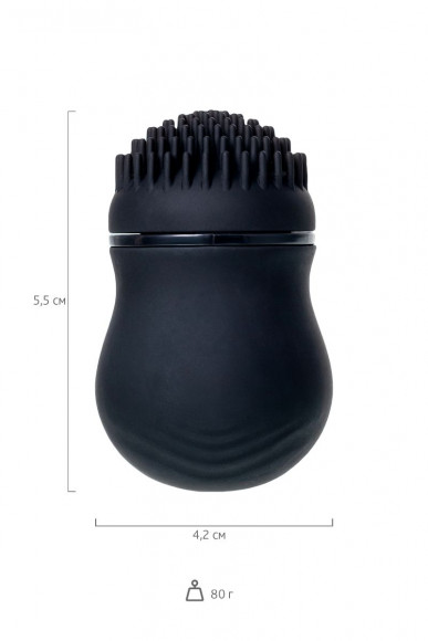 Черный стимулятор клитора PPP CURU-CURU BRUSH ROTER Черный стимулятор клитора PPP CURU-CURU BRUSH ROTER
