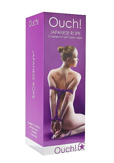 Фиолетовая веревка для бандажа Japanese - 5 м. Фиолетовая веревка для бандажа Japanese - 5 м.