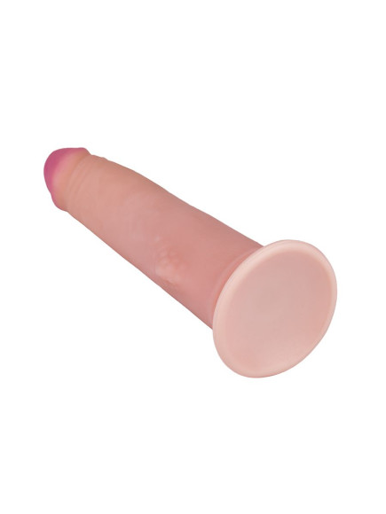 Реалистичный фаллоимитатор с бугорком - 20,5 см. Реалистичный фаллоимитатор с бугорком - 20,5 см.