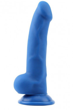 Синий фаллоимитатор Norman.P - 21,5 см. Синий фаллоимитатор Norman.P - 21,5 см.