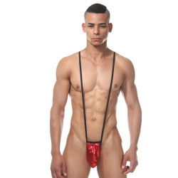 Вызывающе откровенные трусы-боди на лямках Вызывающе откровенные трусы-боди на лямках