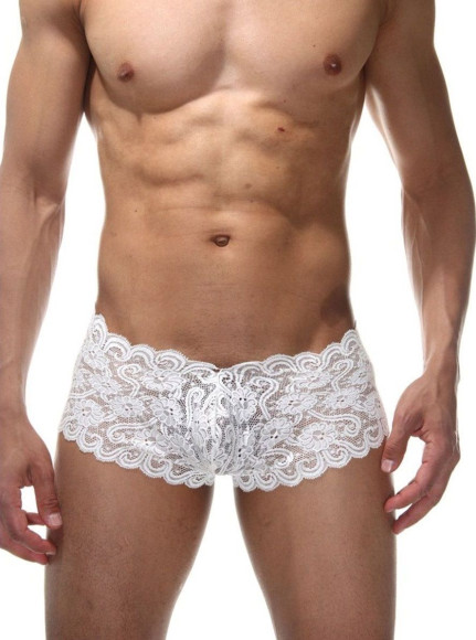 Мужские кружевные трусы-хипсы Мужские кружевные трусы-хипсы