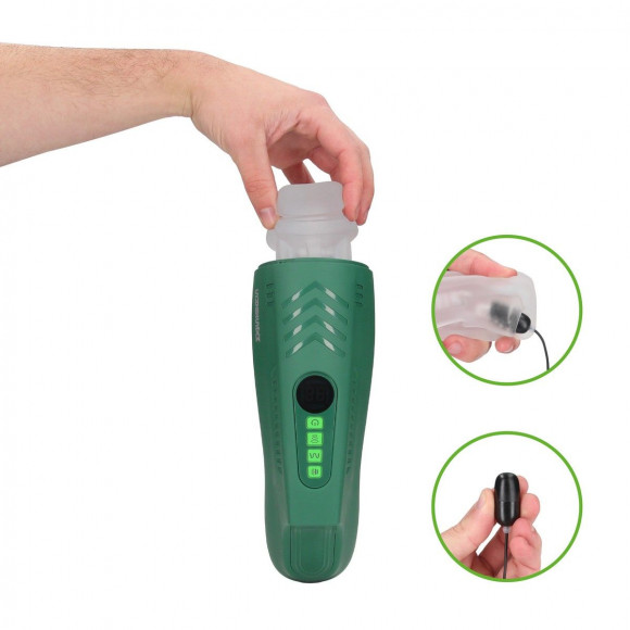 Интерактивный мастурбатор Ayla с вакуумом, вибрацией и голосом Интерактивный мастурбатор Ayla с вакуумом, вибрацией и голосом