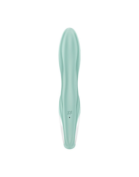 Зеленый вибратор-кролик Satisfyer Air Pump Bunny 5+ с функцией расширения - 20,4 см. Зеленый вибратор-кролик Satisfyer Air Pump Bunny 5+ с функцией расширения - 20,4 см.