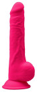 Розовый фаллоимитатор-реалистик Premium Dildo 9,5  Model 3 Premium - 24 см.