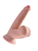 Телесный реалистичный фаллоимитатор Horney Prince - 18,5 см.