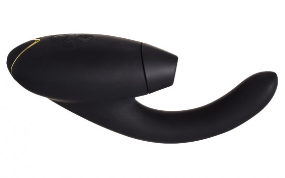 Чёрный стимулятор 2-в-1 для женщин Womanizer InsideOut