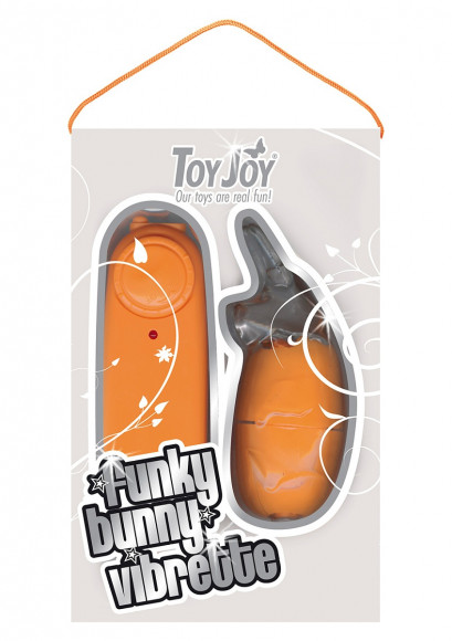 Оранжевый виброзайчик FUNKY BUNNY VIBRETTE - 8 см. Оранжевый виброзайчик FUNKY BUNNY VIBRETTE - 8 см.