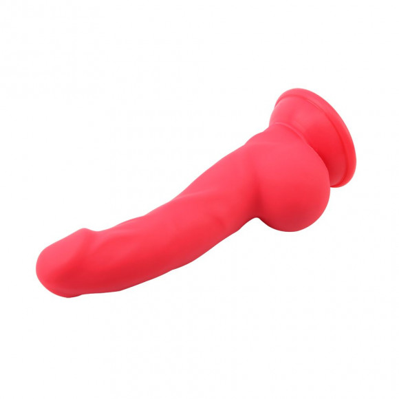 Красный фаллоимитатор Carl.L - 21,8 см. Красный фаллоимитатор Carl.L - 21,8 см.