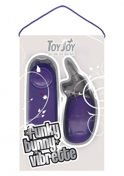 Фиолетовый виброзайчик FUNKY BUNNY VIBRETTE - 8 см. Фиолетовый виброзайчик FUNKY BUNNY VIBRETTE - 8 см.