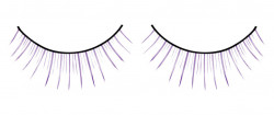 Длинные фиолетовые накладные ресницы Deluxe Длинные фиолетовые накладные ресницы Deluxe