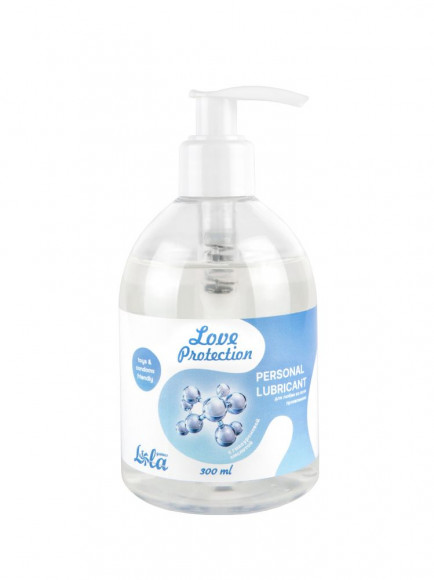 Увлажняющий лубрикант на водной основе Love Protection - 300 мл.