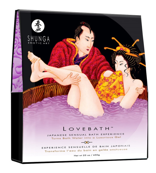 Соль для ванны Lovebath Sensual lotus, превращающая воду в гель - 650 гр. Соль для ванны Lovebath Sensual lotus, превращающая воду в гель - 650 гр.