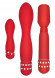 Набор красных вибраторов DIAMOND TRIPLE PLEASURE PACK Набор красных вибраторов DIAMOND TRIPLE PLEASURE PACK