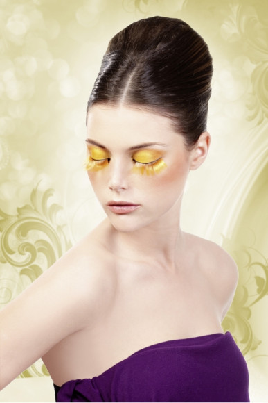 Пушистые оранжевые ресницы Пушистые оранжевые ресницы