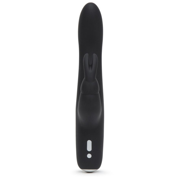 Черный вибратор с клиторальным отростком Greedy Girl Slimline Rabbit Vibrator - 22,8 см. Черный вибратор с клиторальным отростком Greedy Girl Slimline Rabbit Vibrator - 22,8 см.