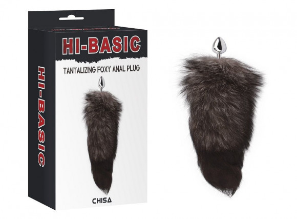 Серебристая анальная пробка с хвостом Tantalizing Foxy Anal Plug Серебристая анальная пробка с хвостом Tantalizing Foxy Anal Plug