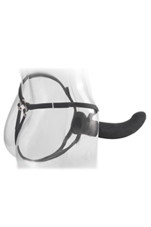 Полый универсальный страпон с вибрацией Hollow Strap-On - 25 см. Полый универсальный страпон с вибрацией Hollow Strap-On - 25 см.