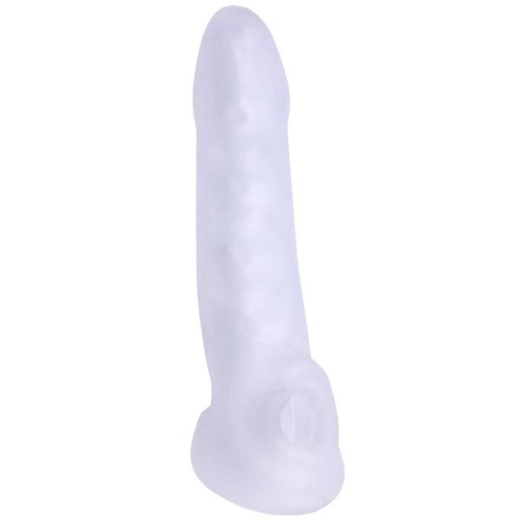 Тонкая насадка-удлинитель с подхватом мошонки Jacked Up Тонкая насадка-удлинитель с подхватом мошонки Jacked Up