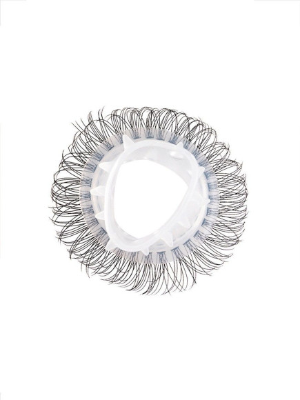 Эластичное эрекционное кольцо с длинными черными «ресничками»