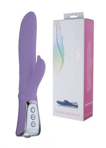 Фиолетовый вибратор VIBE THERAPY EXHILARATION - 23 см. Фиолетовый вибратор VIBE THERAPY EXHILARATION - 23 см.