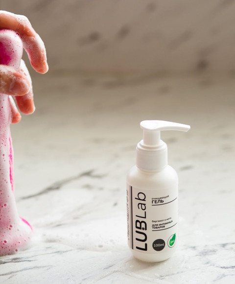 Очищающий эко-гель для секс-игрушек с ароматом бергамота и мяты - 100 мл. Очищающий эко-гель для секс-игрушек с ароматом бергамота и мяты - 100 мл.