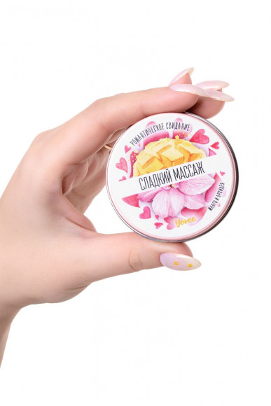 Массажная свеча Сладкий массаж с ароматом манго и орхидеи - 30 мл. Массажная свеча Сладкий массаж с ароматом манго и орхидеи - 30 мл.