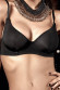 Бюстгальтер Deeper in Hell черный с мягкими чашечками и косточками
