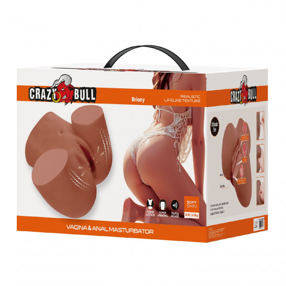 Мастурбатор Briony с 2 любовными каналами