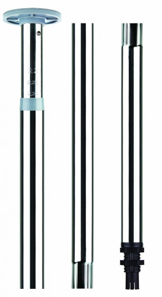 Серебристый регулируемый шест для танцев Серебристый регулируемый шест для танцев