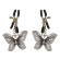 Зажимы на соски с бабочками Butterfly Nipple Clamps