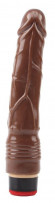 Коричневый вибратор-реалистик 9” Vibe Cock - 22,5 см. Коричневый вибратор-реалистик 9” Vibe Cock - 22,5 см.
