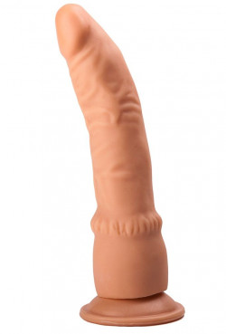 Гелевый реалистик без вибрации на присоске - 21,5 см. Гелевый реалистик без вибрации на присоске - 21,5 см.