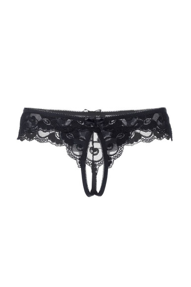 Эротические трусики из кружева с атласными бантиками Madison Эротические трусики из кружева с атласными бантиками Madison