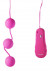 Розовые вагинальные шарики с вибрацией Power Balls