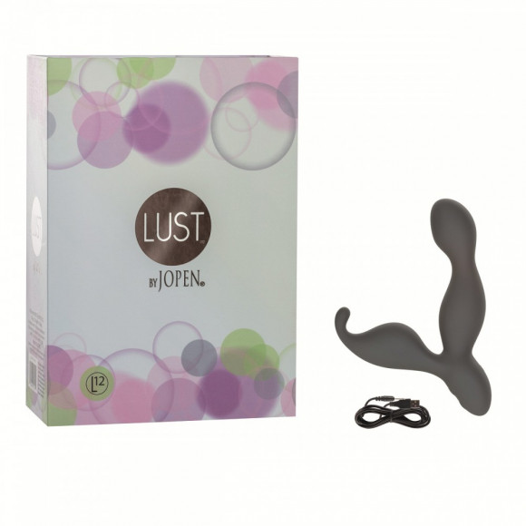 Серый вибромассажер Lust BY JOPEN L12 Серый вибромассажер Lust BY JOPEN L12
