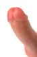Телесный фаллоимитатор на присоске RealStick CALIBER - 18 см.