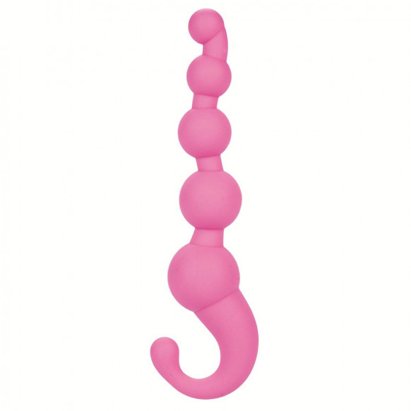Упругая розовая цепочка L Amour Premium Silicone Beaded Probes - 17 см. Упругая розовая цепочка L Amour Premium Silicone Beaded Probes - 17 см.