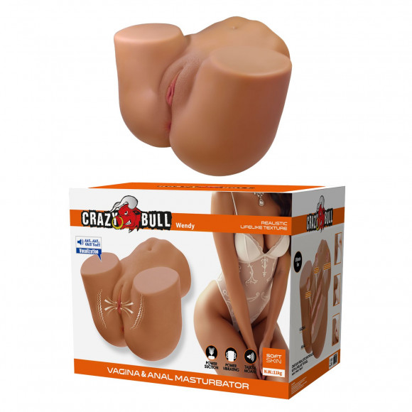 Мастурбатор Wendy с 2 любовными тоннелями