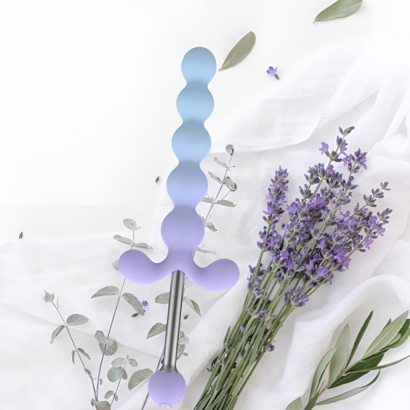 Анальная ёлочка с вибрацией Youivic - 16,4 см.